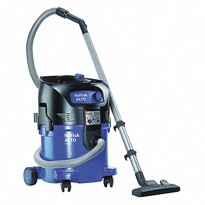 NILFISK 107418445 Shop Vacuum 8 gal Plastic 113 cfm