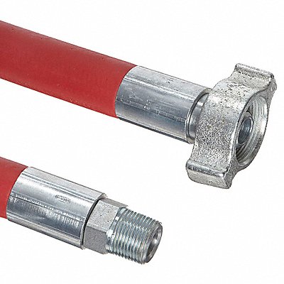 CONTINENTAL 20767514 Steam Hose 3/4 ID x 50 ft L Red