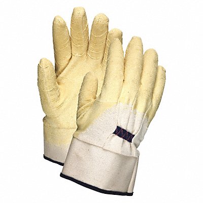 MCR SAFETY 6840 Coated Gloves Palm and Fingers L PK12