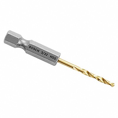 BOSCH TI4133IM Hex Shank Drill 3/32 HSS