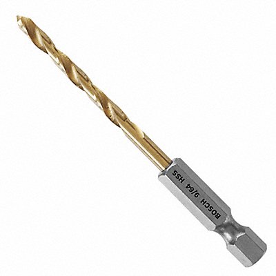 BOSCH TI4136IM Hex Shank Drill 9/64 HSS