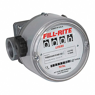 FILL-RITE TN860AN1CAB1LAC Flowmeter 150 PSI 1-1/2 in 100 SSU