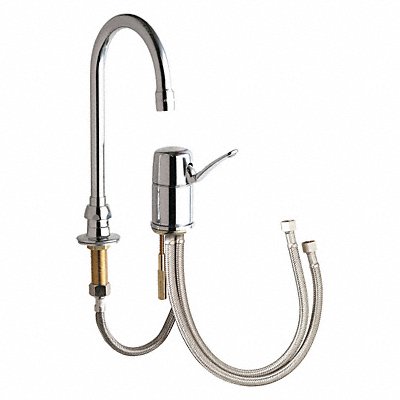 CHICAGO FAUCETS 2302ABCP Gooseneck Chrome Chicago Faucets 2302