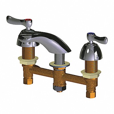 CHICAGO FAUCETS 404E70ABCP Low Arc Chrome Chicago Faucets 404