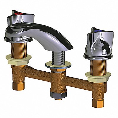 CHICAGO FAUCETS 404V950E66ABCP Low Arc Chrome Chicago Faucets 404