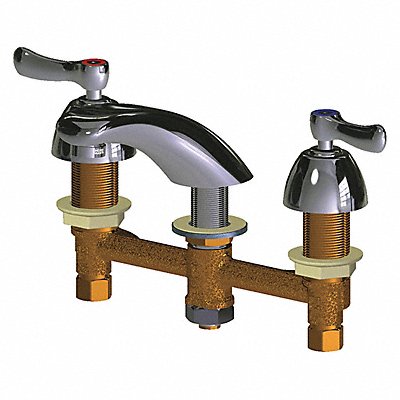 CHICAGO FAUCETS 404VE64ABCP Low Arc Chrome Chicago Faucets 404
