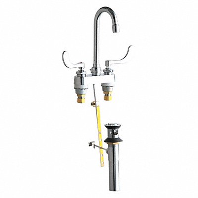 CHICAGO FAUCETS 894E73317ABCP Gooseneck Chrome Chicago Faucets 894