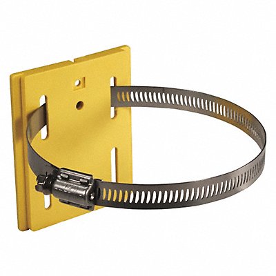 VISIONTRON WP412HCYW Wall Mount Plate Yellow 5 in L