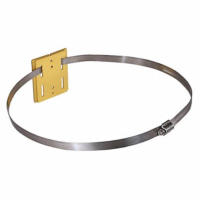 VISIONTRON WP412HC2YW Wall Mount Plate Yellow 12 in L