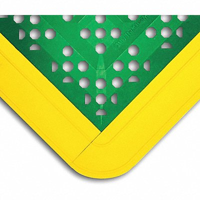 WEARWELL 546 Interlock Drainage Mat Green 2ft3 x3ft6