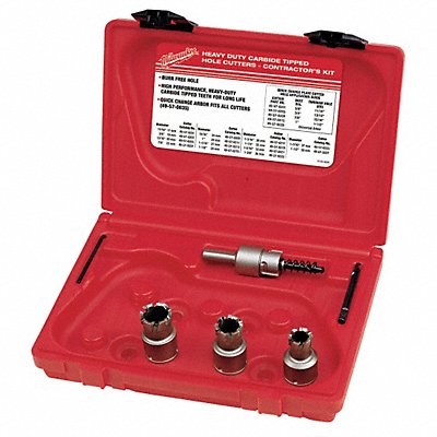 MILWAUKEE 49228200 Hole Saw Kit Saw Range 3/4 to 1-3/8