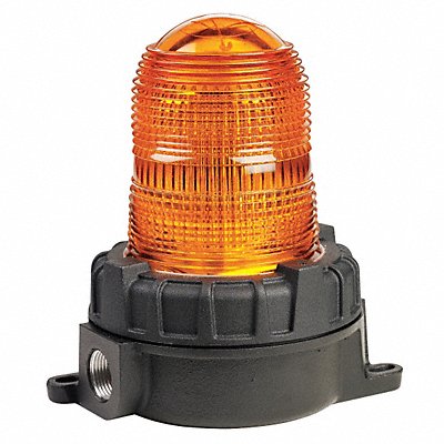 FEDERAL SIGNAL 151XSTS120A Warning Light Strobe Amber 120VAC
