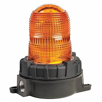 FEDERAL SIGNAL 191XLS120240A Warning Light LED Amber 120VAC