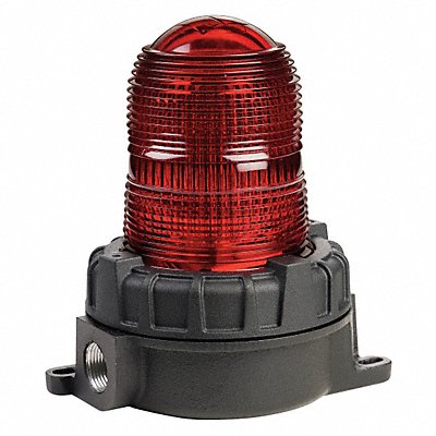 FEDERAL SIGNAL 191XLS120240R Warning Light LED Red 120VAC