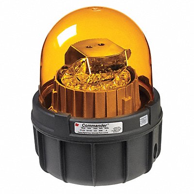 FEDERAL SIGNAL 371LED120A Warning Light LED Amber 120VAC