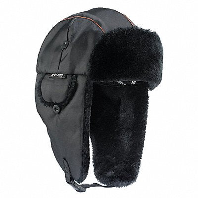 N-FERNO BY ERGODYNE 6802 Winter Hat with Chin Strap L/XL Black