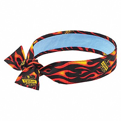 CHILL-ITS BY ERGODYNE 6700CT Cooling Tie Bandana Universal Flame