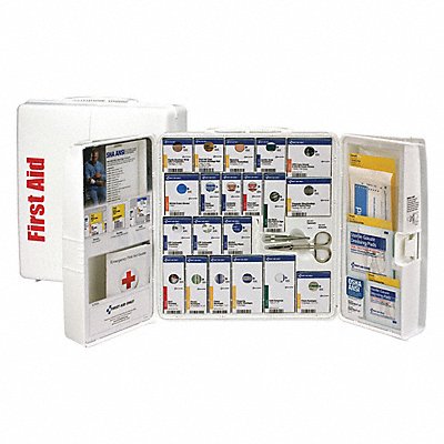 FIRST AID ONLY 90580021 First Aid Kit + Housing 203pcs 4x14.25 WHT