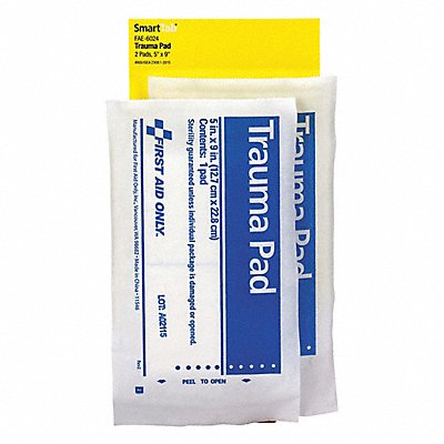 FIRST AID ONLY FAE6024 Trauma Pad 9 L 5 W