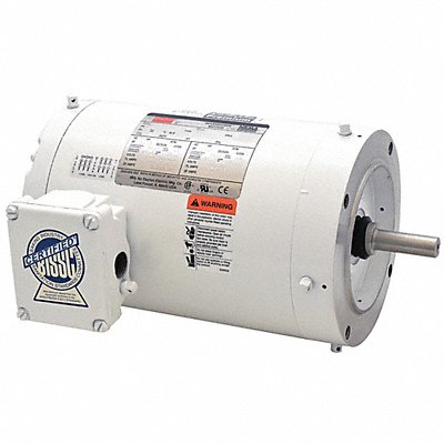 DAYTON 48ZJ94 Washdown Motor 1 HP 1750 56C 230/460V