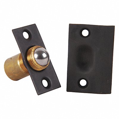 IVES 347B10B Ball Catch Dark Bronze 1-3/8 in.L Flush