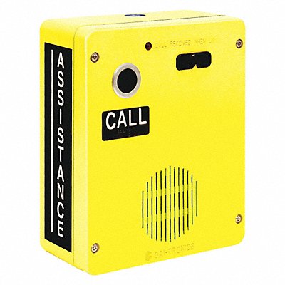 HUBBELL GAI-TRONICS 393AL001AD Autodial Telephone Aluminum Help Button