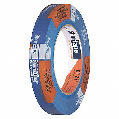 SHURTAPE CP027 Masking Tape 11/16 W 60 yd L Blue