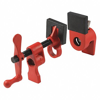 BESSEY PC122 Pipe Clamp Cast Iron 1/2 in Bar Size