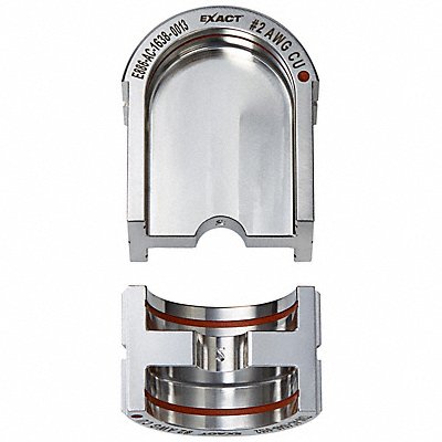 MILWAUKEE 4912U002C Crimping Die U Style 12 tons 2 AWG