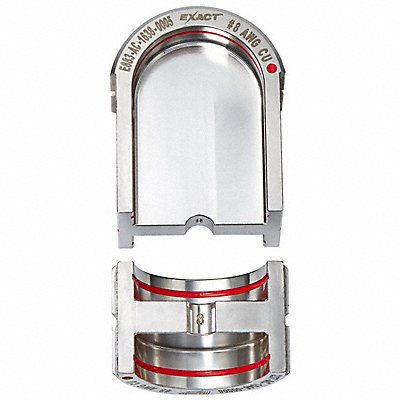MILWAUKEE 4912U008C Crimping Die U Style 12 tons 8 AWG