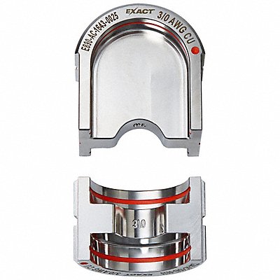 MILWAUKEE 4912U03AC Crimping Die U Style 12 tons 3/0 AWG