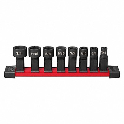 MILWAUKEE 49161640 Impact Socket Set Power Drive 8 Pieces
