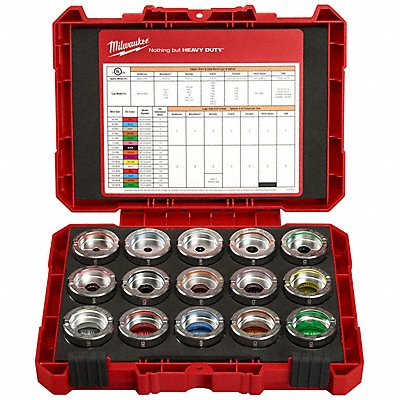 MILWAUKEE 4916KITC Crimping Die Set U 6 ton 8 AWG-600 kcmil