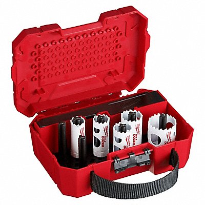 MILWAUKEE 49224006 Hole Saw Kit Saw Range 3/4 to 2-1/4