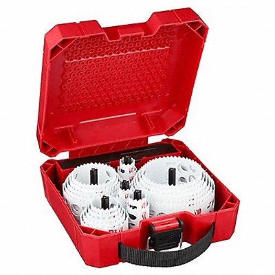 MILWAUKEE 49224185 Hole Saw Kit Saw Range 1-1/2 to 4-1/2
