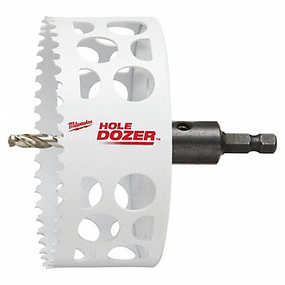 MILWAUKEE 49569687 Hole Saw 4-1/4 Dia 3/5 Teeth per Inch