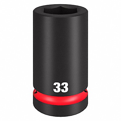 MILWAUKEE 49666627 Impact Socket Socket Size 33 mm Deep