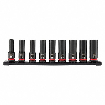 MILWAUKEE 49667032 Impact Socket Set Steel 1/2 Drive