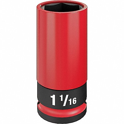 MILWAUKEE 49667815 Lug Nut Wheel Socket PLAS 1 1/16 in Sz