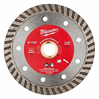 MILWAUKEE 49938008 4-1/2 in Diamond Premium Turbo
