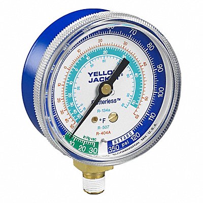 YELLOW JACKET 49052 Blue 134a Gauge