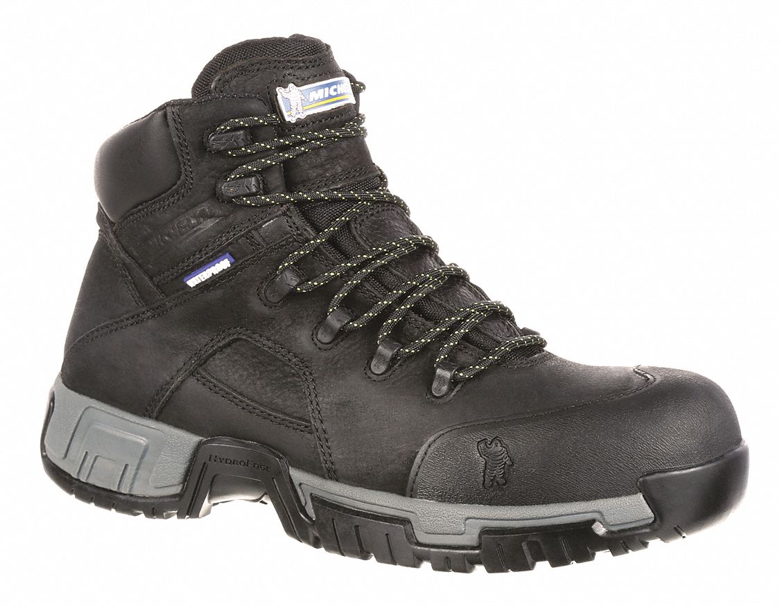 MICHELIN XHY866 6-Inch Work Boot W 10 1/2 Black PR