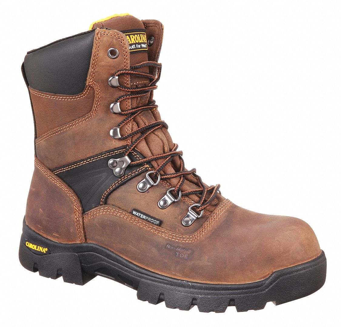 CAROLINA SHOE CA5589 8-Inch Work Boot D 11 1/2 Brown PR