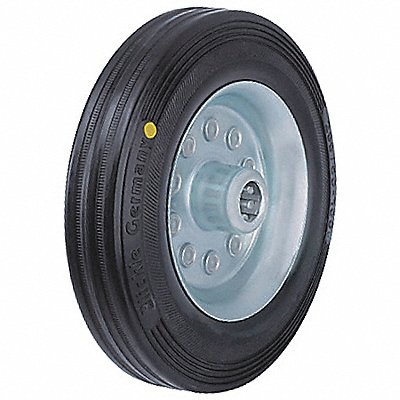 GRAINGER VE12512REL Flat Free Solid Rubber Wheel 4-7/8