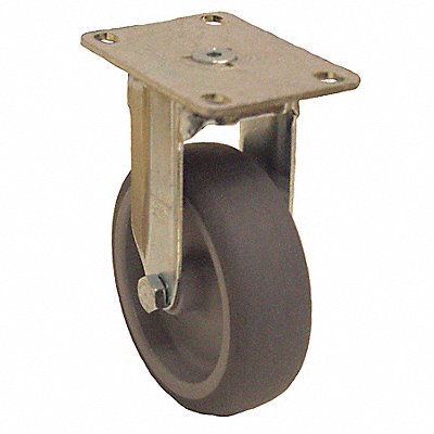 GRAINGER BKPATPA80G12 Standard Plate Castor Rigid 220 lb.