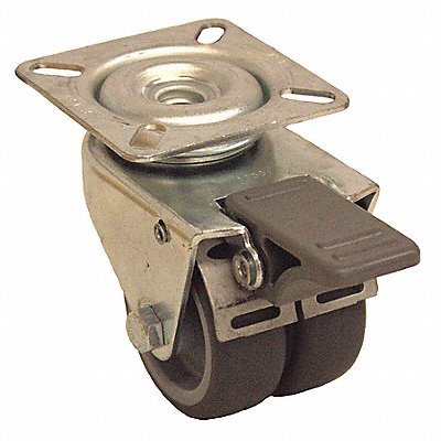GRAINGER LDAPATH50GFI Standard Plate Castor Swivel 175 lb.