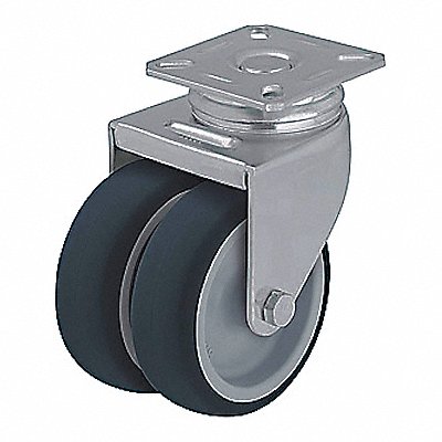 GRAINGER LDAPATH75G Standard Plate Castor Swivel 220 lb.