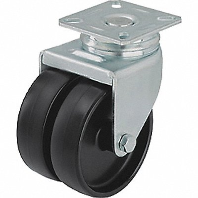 GRAINGER LDAPOA50G Standard Plate Castor Swivel 175 lb.