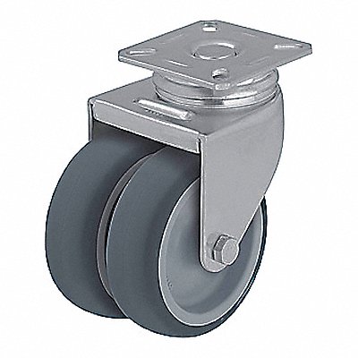 GRAINGER LDATPA75G Standard Plate Castor Swivel 220 lb.