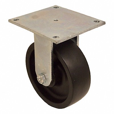 GRAINGER P21RPB060R15 Standard Plate Castor Rigid 700 lb.